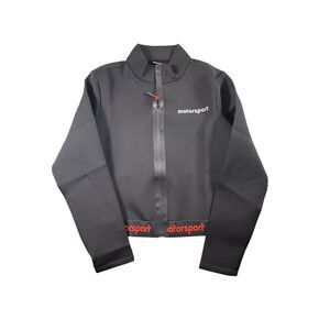 Motorsport F1 Cropped Black Scuba Jacket Size M